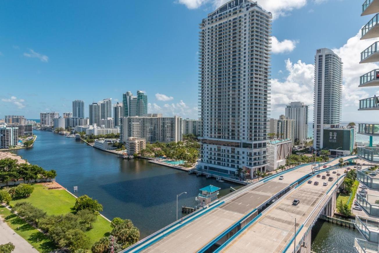 Modern One Bedroom Rental At Beach Walk Resort Miami 18Th Floor Халландейл-Бич Экстерьер фото